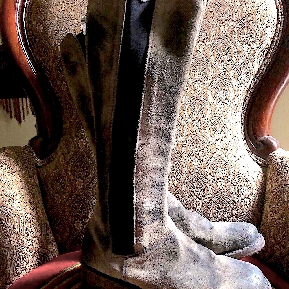 Bed Stu Chelsea Pull on Riding Boots, Free People, Gray Suede